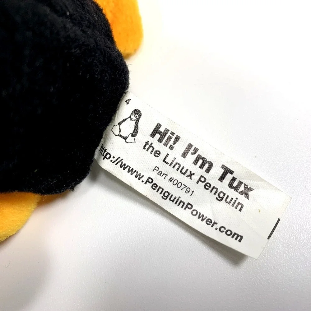 Vintage Linux Tux Penguin Plush 6